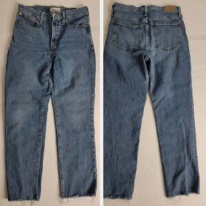 Madewell the Perfect Vintage High Rise Fray Hem